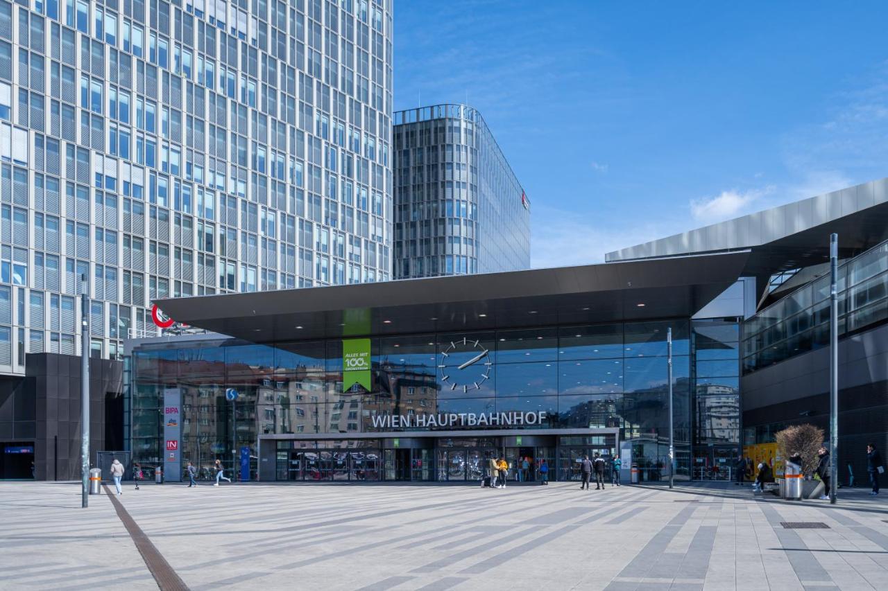 Whats-App Self-Check-In - Paerchen Wohnung Am Hauptbahnhof Vienna Luaran gambar